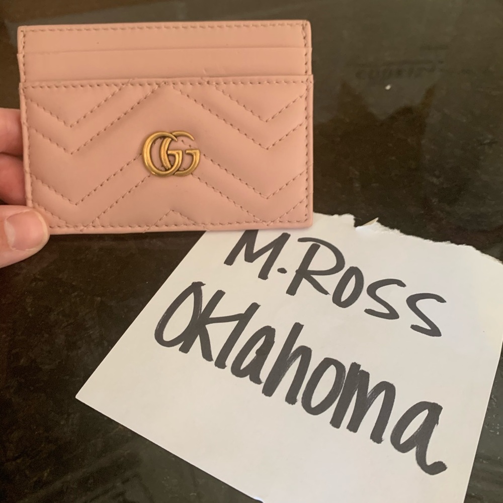 Gucci Quilted Leather Card Case